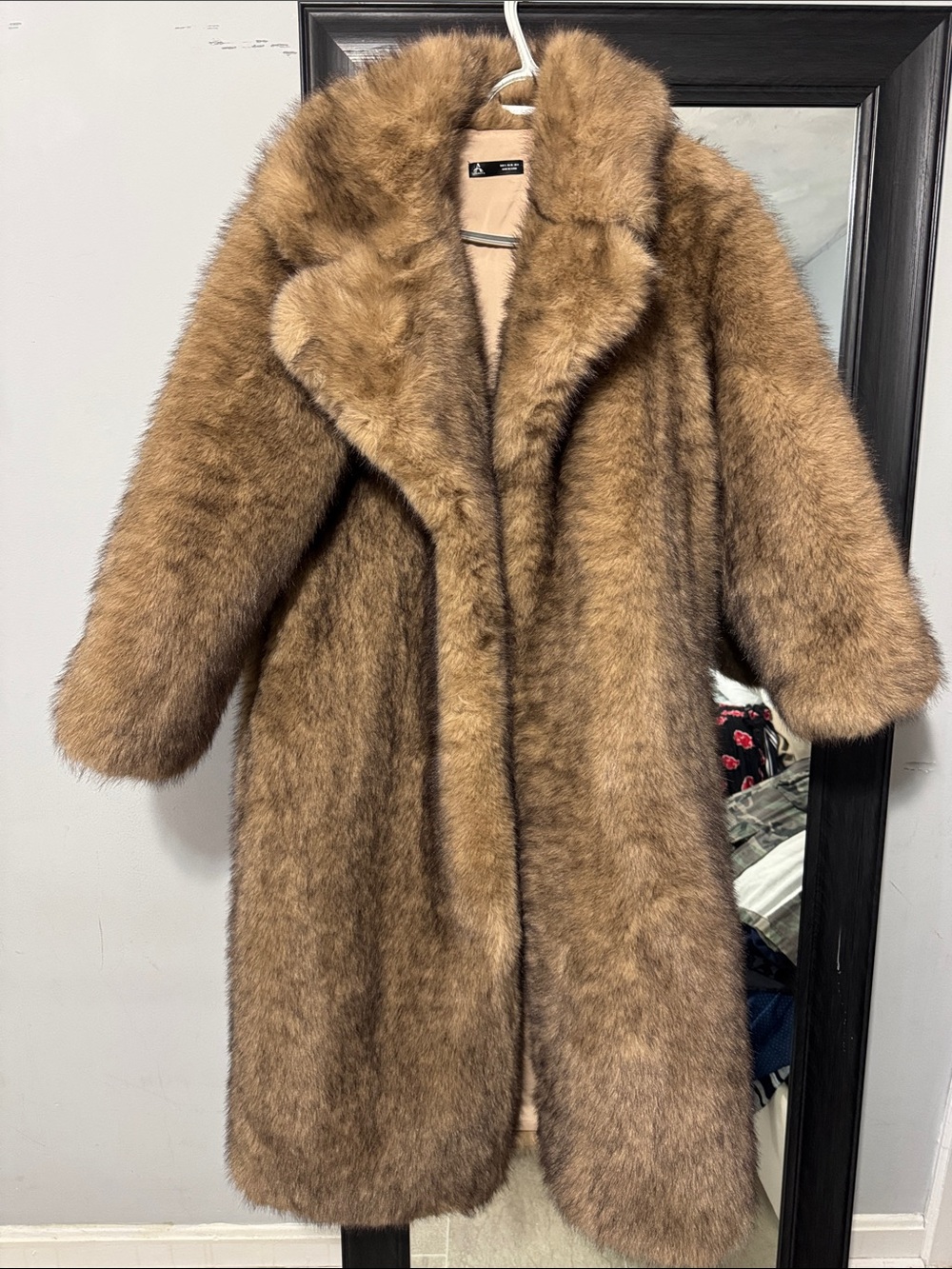 Luxurious Brown Faux Fur Coat - Classic Long Women's Coat